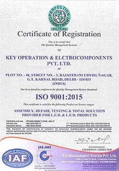 ISO 9001:2015 Certificate