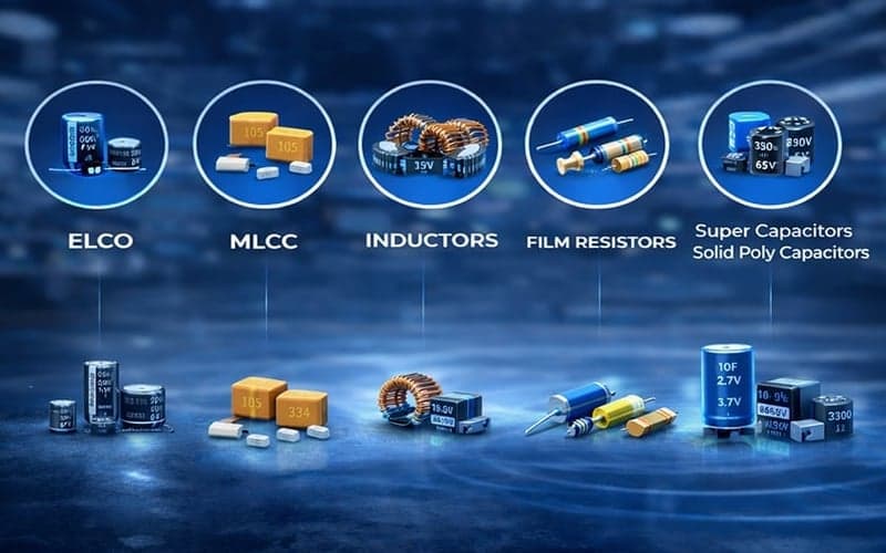 BERYL Conductive Polymer Hybrid Aluminum Capacitor Component Supplier India
