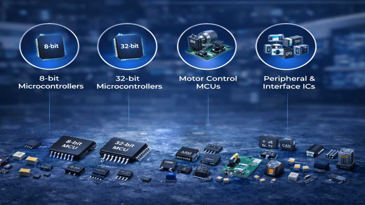 MCUs & Control ICs Electronic Components Supplier India - KORE