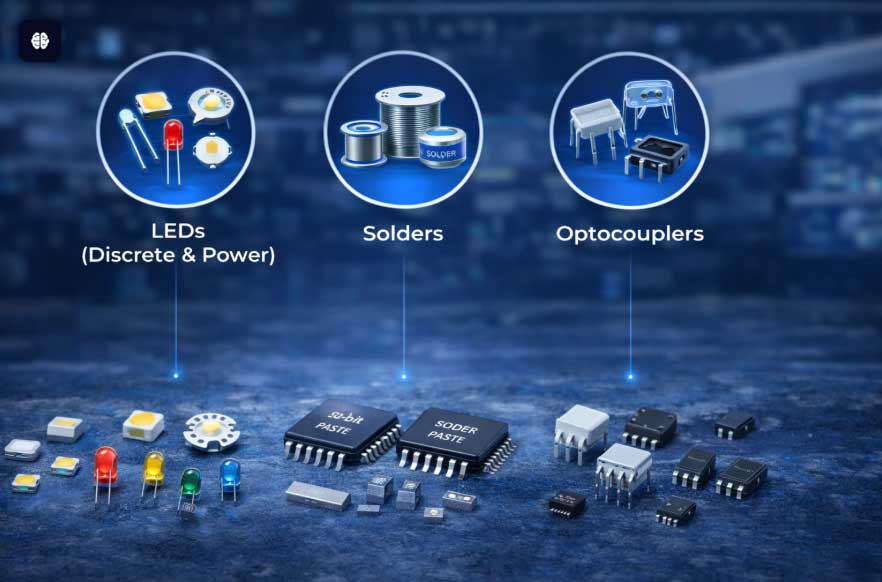 Complimentary/peripheral Components Electronic Components Supplier India - KORE